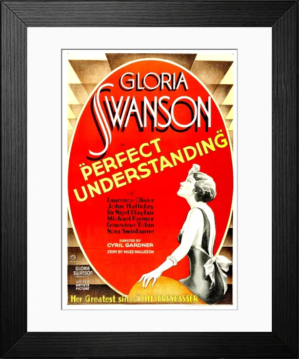 Framed Print : PERFECT UNDERSTANDING, Gloria Swanson, 1933