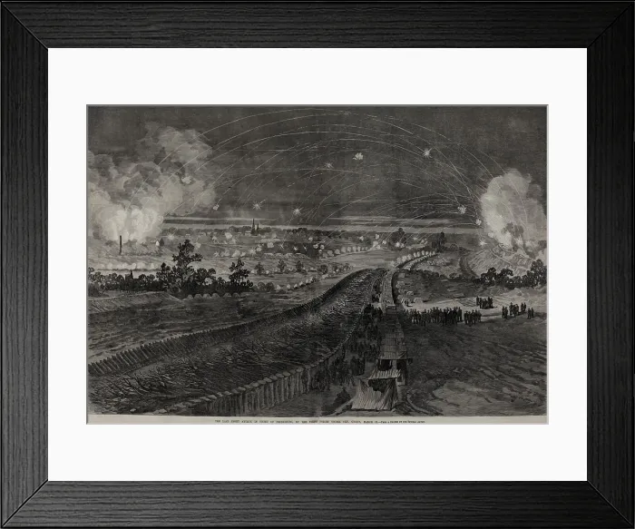 Framed Print : US Civil War. The Fall of Petersburg and Richmond, March 26-April 2 Framed Print : US Civil War. The Fall of Petersburg and Richmond, March 26-April 2