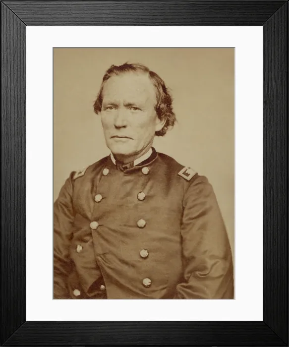 Framed Print : Christopher (Kit) Carson, ca. 1861-65, in a photograph by Mathew Brady Studio