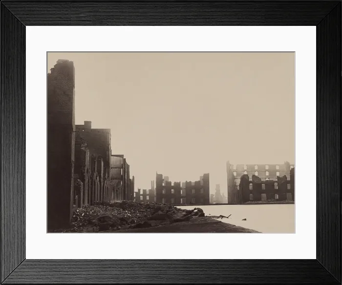 Framed Print : US Civil War. The Fall of the Richmond, Virginia, the Confederate capital city, April 2, 1865 Framed Print : US Civil War. The Fall of the Richmond, Virginia, the Confederate capital city, April 2, 1865