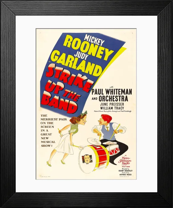 Framed Print : STRIKE UP THE BAND, from left: Judy Garland, Mickey Rooney, 1940 Framed Print : STRIKE UP THE BAND, from left: Judy Garland, Mickey Rooney, 1940