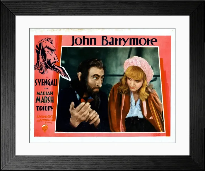 Framed Print : SVENGALI, from left, John Barrymore, Marian Marsh, 1931