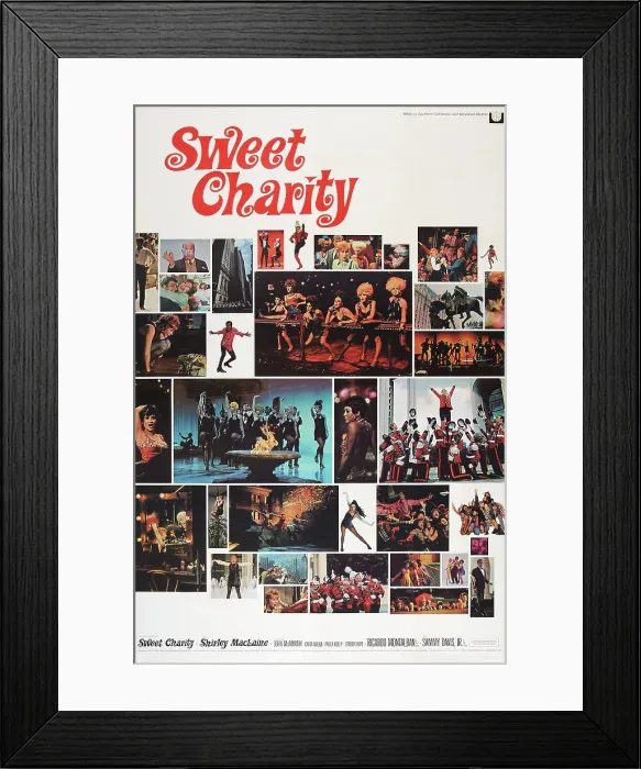Framed Print : SWEET CHARITY, US poster art, left and second left, second row from top: Shirley Maclaine, Sammy Davis Jr; second row from bottom left and second right: Chita Rivera, Paula Kelly Framed Print : SWEET CHARITY, US poster art, left and second left, second row from top: Shirley Maclaine, Sammy Davis Jr; second row from bottom left and second right: Chita Rivera, Paula Kelly