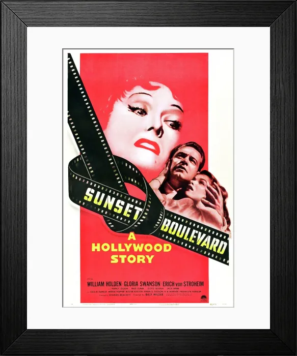 Framed Print : SUNSET BOULEVARD, Gloria Swanson, William Holden, Nancy Olson, 1950 Framed Print : SUNSET BOULEVARD, Gloria Swanson, William Holden, Nancy Olson, 1950