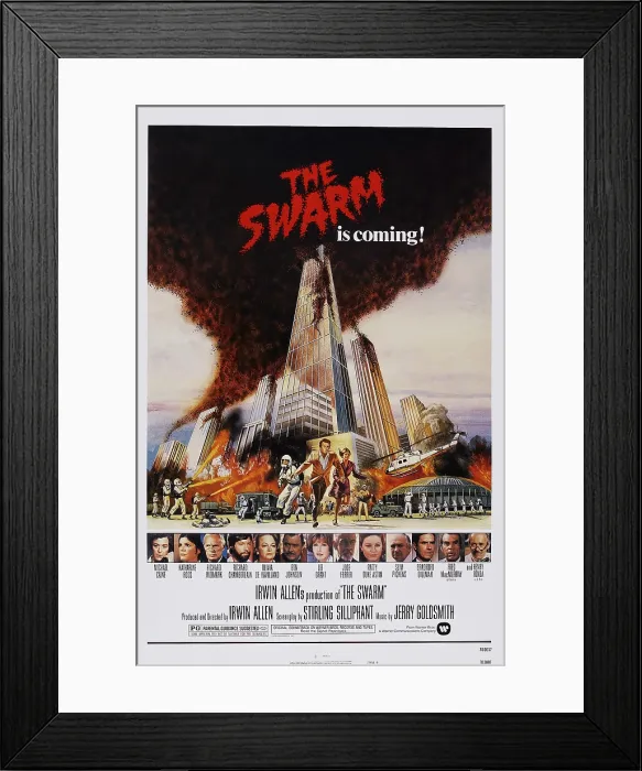 Framed Print : THE SWARM, top: Michael Caine, Katharine Ross, bottom l-r: Michael Caine, Katharine Ross, Richard Widmark, Richard Chamberlain, Olivia De Havilland, Ben Johnson, Lee Grant Framed Print : THE SWARM, top: Michael Caine, Katharine Ross, bottom l-r: Michael Caine, Katharine Ross, Richard Widmark, Richard Chamberlain, Olivia De Havilland, Ben Johnson, Lee Grant