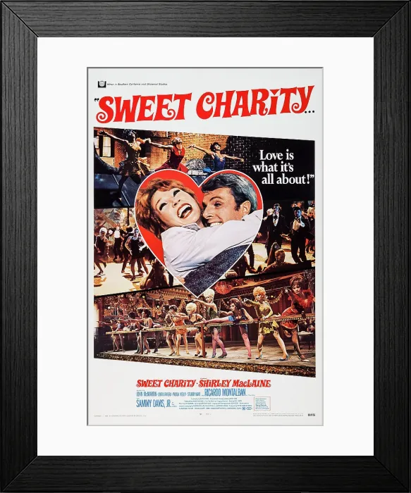 Framed Print : SWEET CHARITY, US poster art, from left: Shirley MacLaine, John McMartin, 1969
