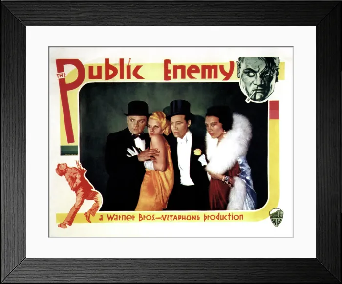 Framed Print : THE PUBLIC ENEMY, James Cagney, Jean Harlow, Leslie Fenton, Dorothy Gee, 1931