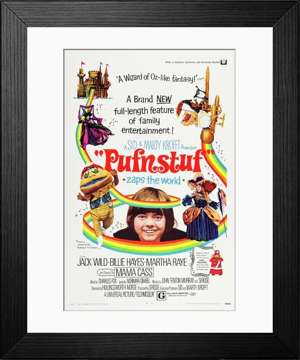 Framed Print : PUFNSTUF, US poster, Jack Wild, 1970