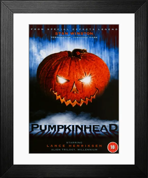 Framed Print : PUMPKINHEAD, UK poster art, 1988, United Artists / courtesy Everett Collection
