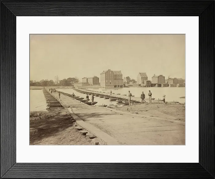 Framed Print : US Civil War. The Fall of the Richmond, Virginia, the Confederate capital city, April 2, 1865 Framed Print : US Civil War. The Fall of the Richmond, Virginia, the Confederate capital city, April 2, 1865