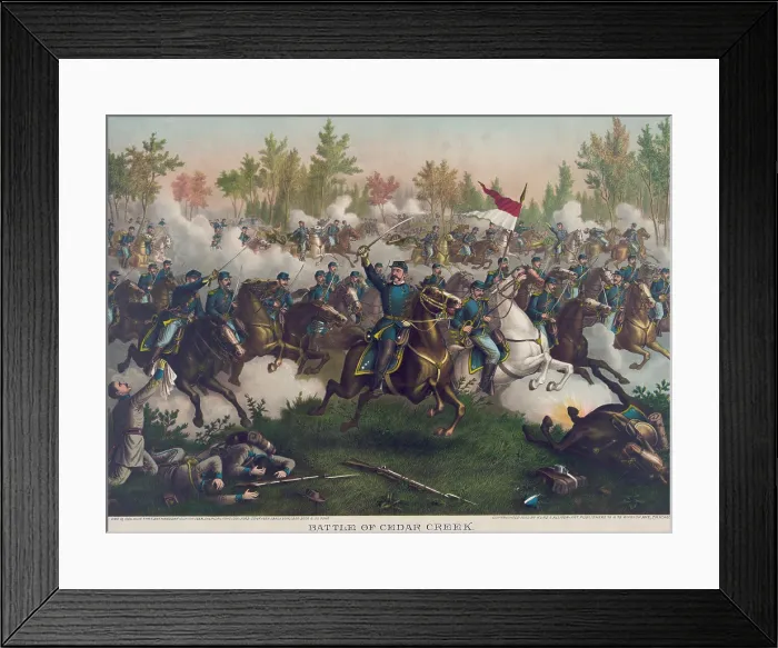 Framed Print : US Civil War. Shenandoah Valley Campaign of 1864