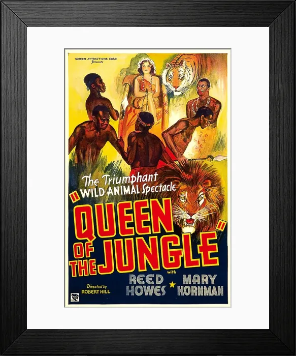 Framed Print : QUEEN OF THE JUNGLE, top center: Mary Kornman, 1935 Framed Print : QUEEN OF THE JUNGLE, top center: Mary Kornman, 1935