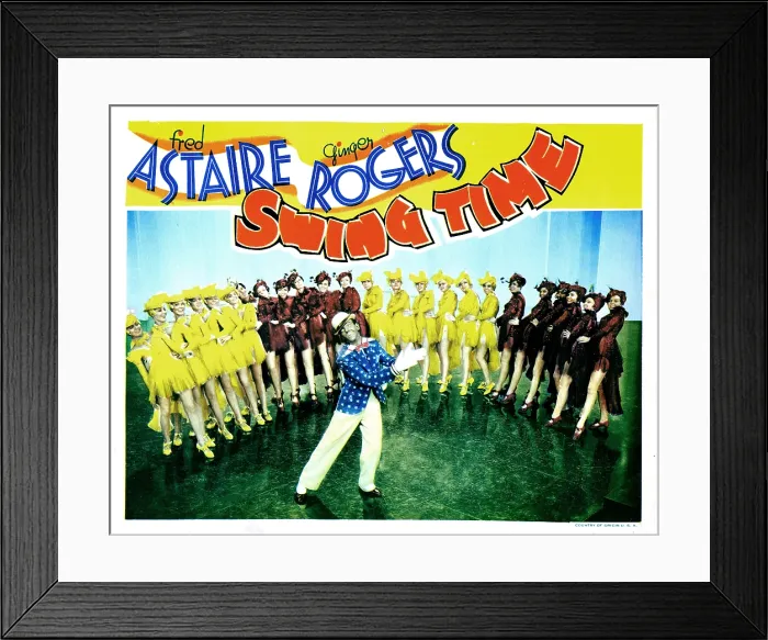 Framed Print : SWING TIME, Fred Astaire, 1936