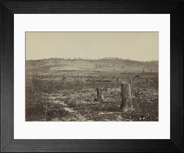 Framed Print : Missionary Ridge is seen in the distance. In Autumn 1863, the Confederate Army besieged Union forces in Chattanooga from three miles of fortified positions Framed Print : Missionary Ridge is seen in the distance. In Autumn 1863, the Confederate Army besieged Union forces in Chattanooga from three miles of fortified positions