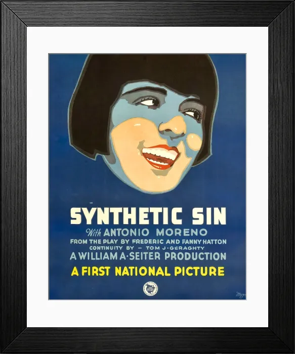 Framed Print : SYNTHETIC SIN, Colleen Moore, 1929 Framed Print : SYNTHETIC SIN, Colleen Moore, 1929