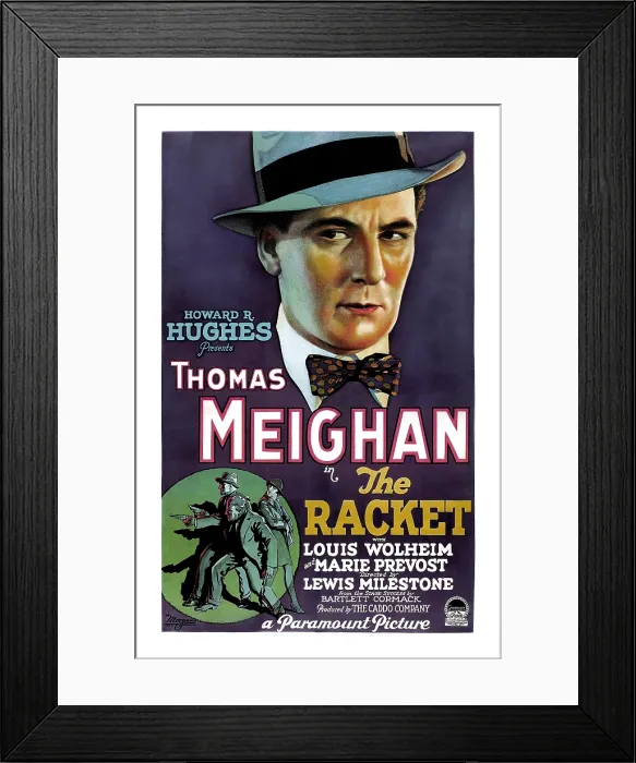 Framed Print : THE RACKET, Thomas Meighan, 1928