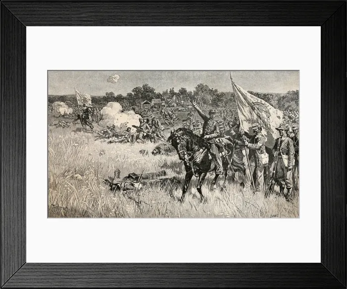 Framed Print : First Battle of Bull Run, (First Manassas), July 21, 1861. Gen