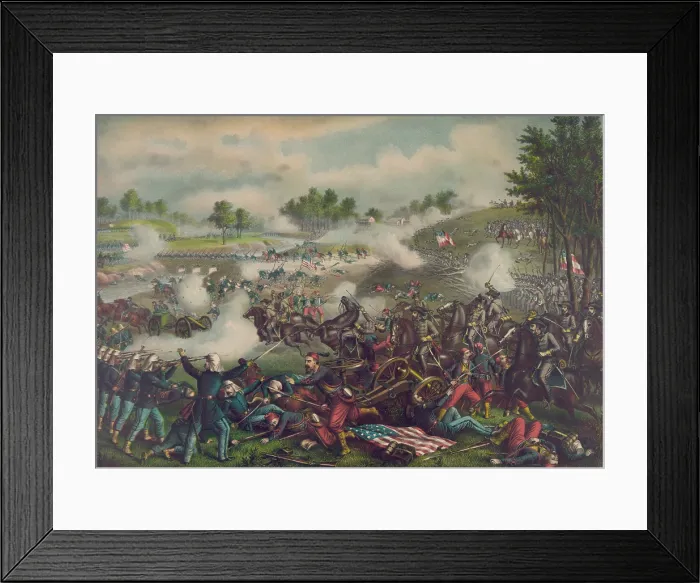 Framed Print : First Battle of Bull Run, (First Manassas), July 21, 1861 Framed Print : First Battle of Bull Run, (First Manassas), July 21, 1861