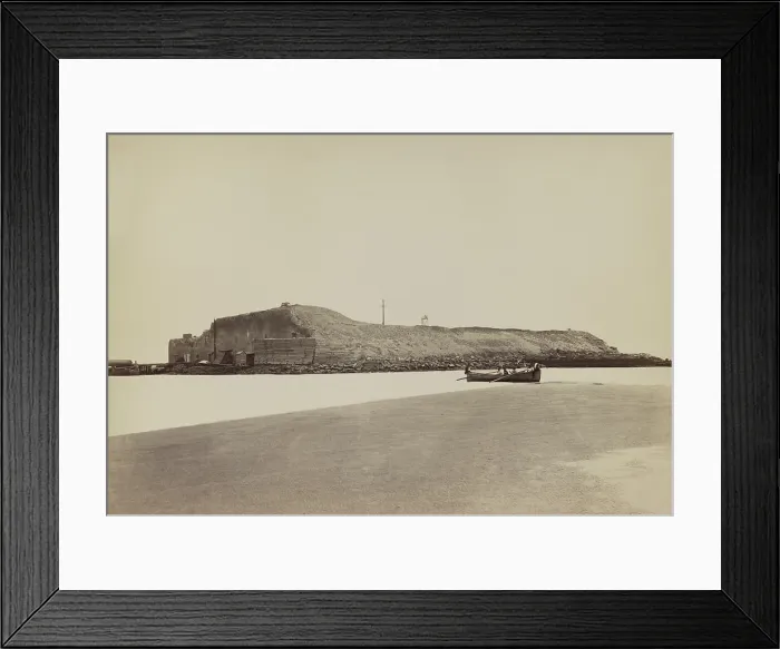 Framed Print : Fort Sumter at the end of the US Civil War in April 1865