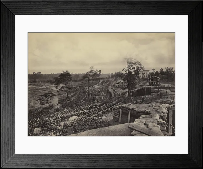 Framed Print : US Civil War. Atlanta Campaign, May 7- Sept. 2, 1864. Siege of Atlanta, July 22 through Sept. 2, 1864 Framed Print : US Civil War. Atlanta Campaign, May 7- Sept. 2, 1864. Siege of Atlanta, July 22 through Sept. 2, 1864