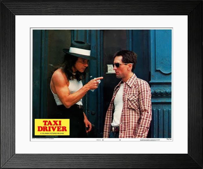 Framed Print : TAXI DRIVER, from left, Harvey Keitel, Robert De Niro, 1976
