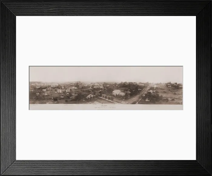 Framed Print : US Civil War. Federal occupation of Atlanta, Georgia, Sept. 2 -Nov. 15, 1864, by the Union Army of Gen. William Sherman Framed Print : US Civil War. Federal occupation of Atlanta, Georgia, Sept. 2 -Nov. 15, 1864, by the Union Army of Gen. William Sherman