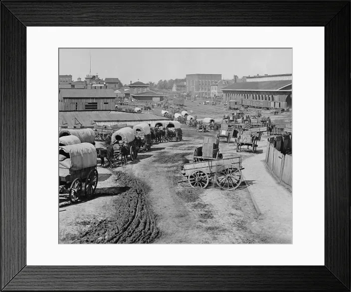 Framed Print : US Civil War. Federal occupation of Atlanta, Georgia, Sept. 2 - Nov. 15, 1864, by the Union Army of Gen. William Sherman Framed Print : US Civil War. Federal occupation of Atlanta, Georgia, Sept. 2 - Nov. 15, 1864, by the Union Army of Gen. William Sherman