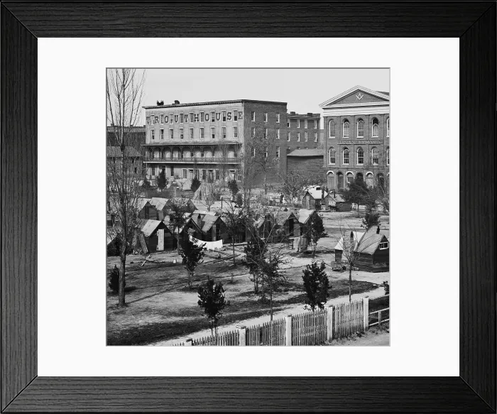 Framed Print : US Civil War. Federal occupation of Atlanta, Georgia, Sept. 2 - Nov. 15, 1864, by the Union Army of Gen. William Sherman Framed Print : US Civil War. Federal occupation of Atlanta, Georgia, Sept. 2 - Nov. 15, 1864, by the Union Army of Gen. William Sherman