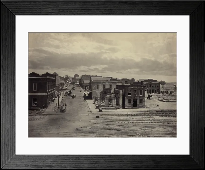 Framed Print : US Civil War. Federal occupation of Atlanta, Georgia, Sept. 2 - Nov. 15, 1864, by the Union Army of Gen. William Sherman Framed Print : US Civil War. Federal occupation of Atlanta, Georgia, Sept. 2 - Nov. 15, 1864, by the Union Army of Gen. William Sherman