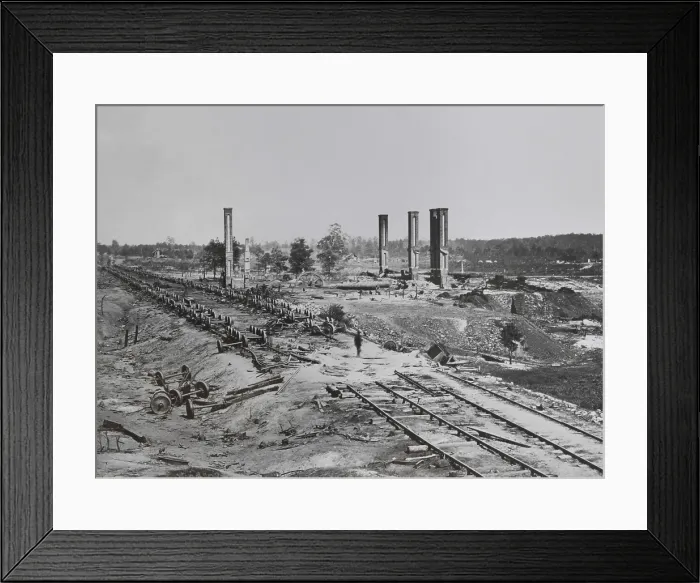 Framed Print : US Civil War. Federal occupation of Atlanta, Georgia, Sept 2 -Nov. 15, 1864, by the Union Army of Gen. William Sherman Framed Print : US Civil War. Federal occupation of Atlanta, Georgia, Sept 2 -Nov. 15, 1864, by the Union Army of Gen. William Sherman