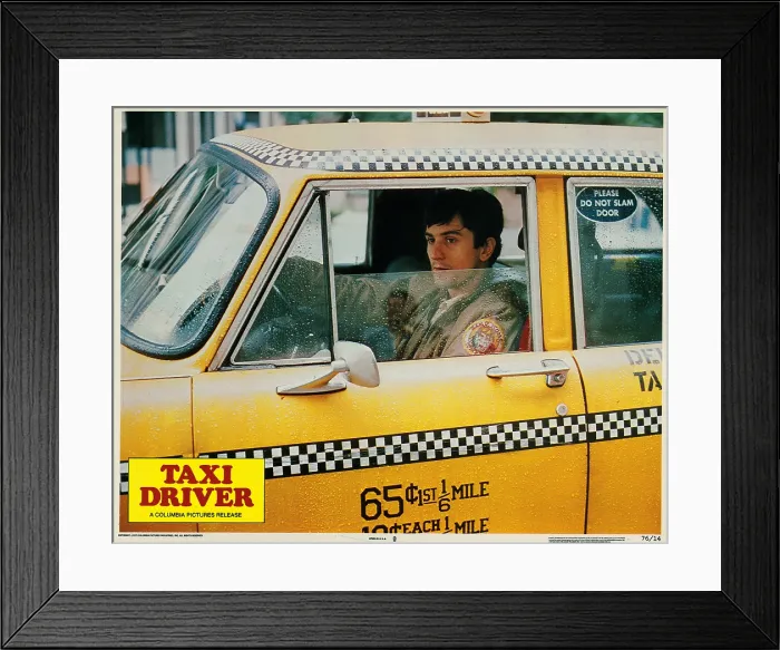 Framed Print : TAXI DRIVER, Robert De Niro, 1976