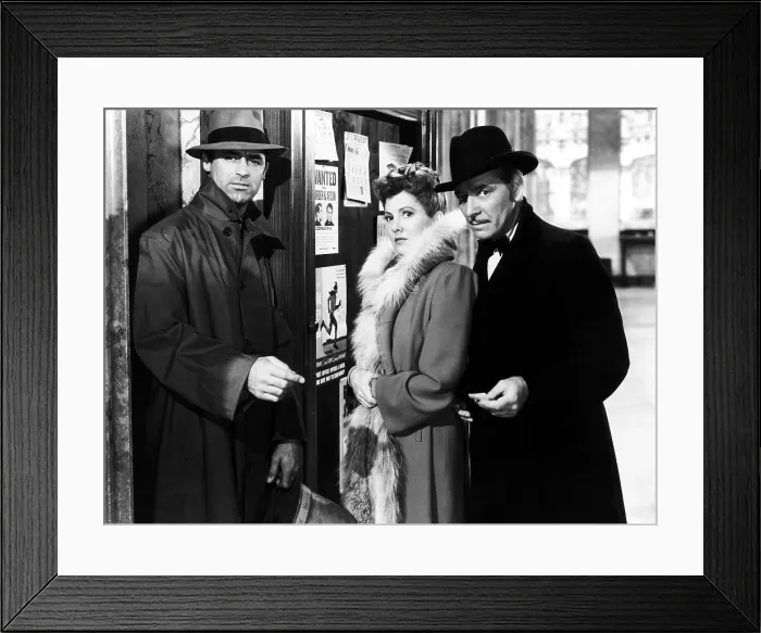 Framed Print : THE TALK OF THE TOWN, Cary Grant, Jean Arthur, Ronald Colman, 1942