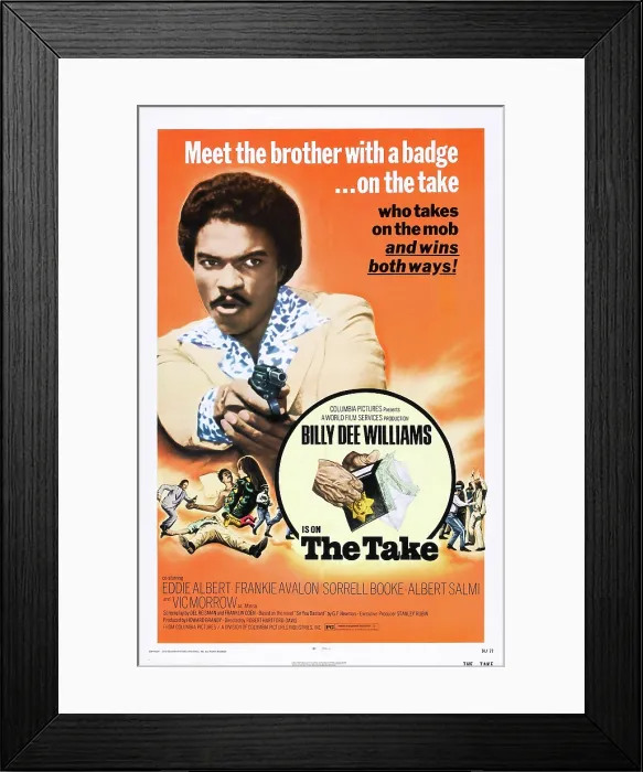 Framed Print : THE TAKE, US poster, Billy Dee Williams, 1974