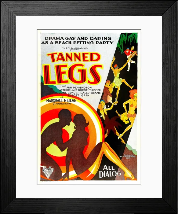 Framed Print : TANNED LEGS, 1929
