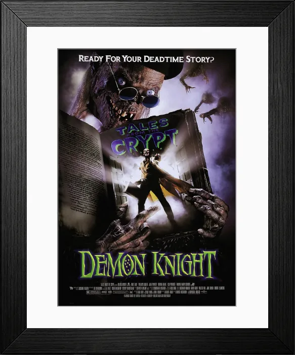 Framed Print : TALES FROM THE CRYPT PRESENTS: DEMON KNIGHT, The Cryptkeeper, poster art, Billy Zane, 1995, MCA Universal  / courtesy Everett Collection