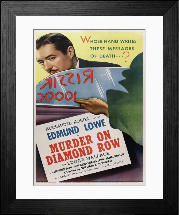 Framed Print : THE SQUEAKER, US poster art, Edmund Lowe, 1937