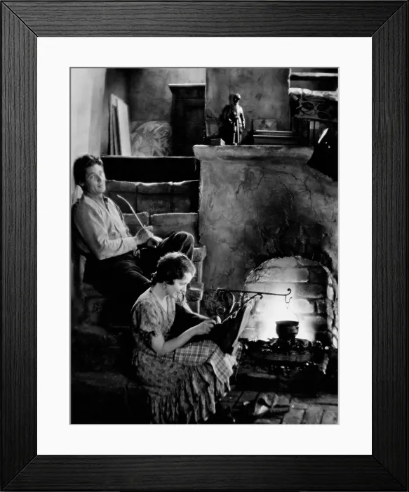 Framed Print : STREET ANGEL, from left: Charles Farrell, Janet Gaynor, 1928, TM & Copyright 20th Century Fox Film Corp. / courtesy Everett Collection