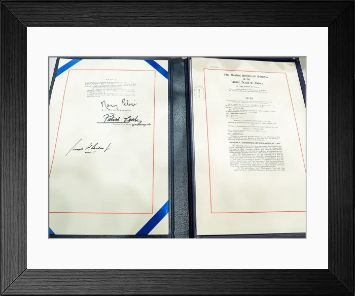 Framed Print : H.R.5305 of the 117th Congress, entitled, Extending Government Funding and Delivering Emergency Assistance Act, temporarily prevented a government shutdown (BSLOC_2021_15_25) Framed Print : H.R.5305 of the 117th Congress, entitled, Extending Government Funding and Delivering Emergency Assistance Act, temporarily prevented a government shutdown (BSLOC_2021_15_25)