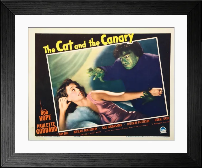 Framed Print : THE CAT AND THE CANARY, Paulette Goddard, 1939