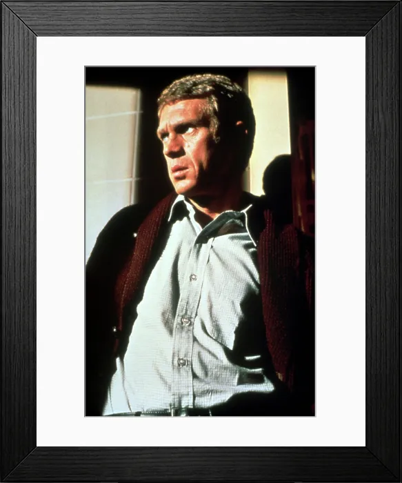 Framed Print : BULLITT, Steve McQueen, 1968 Framed Print : BULLITT, Steve McQueen, 1968