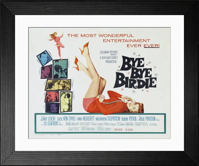 Framed Print : BYE BYE BIRDIE, US lobbycard, Ann-Margret, 1963 Framed Print : BYE BYE BIRDIE, US lobbycard, Ann-Margret, 1963
