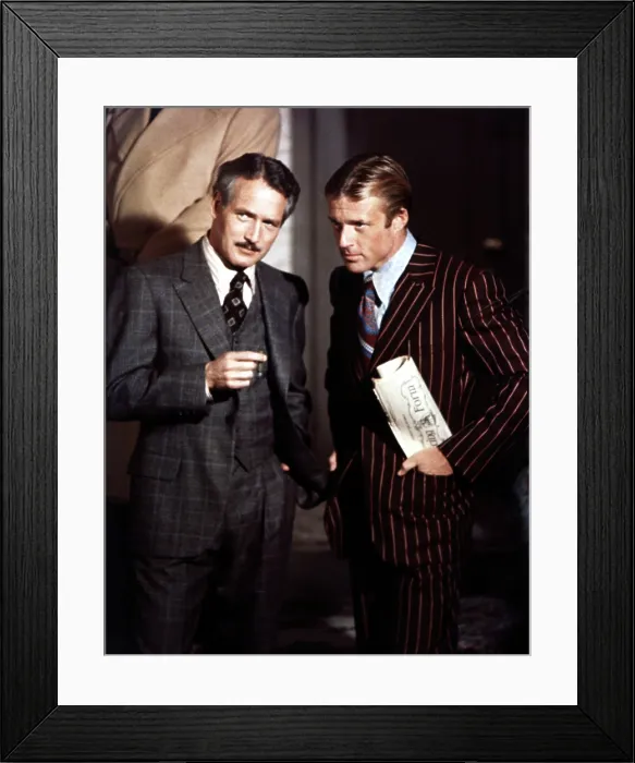 Framed Print : THE STING, from left: Paul Newman, Robert Redford, 1973