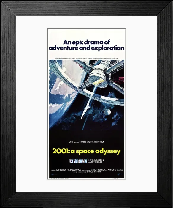 Framed Print : 2001: A SPACE ODYSSEY, US poster, 1968 Framed Print : 2001: A SPACE ODYSSEY, US poster, 1968