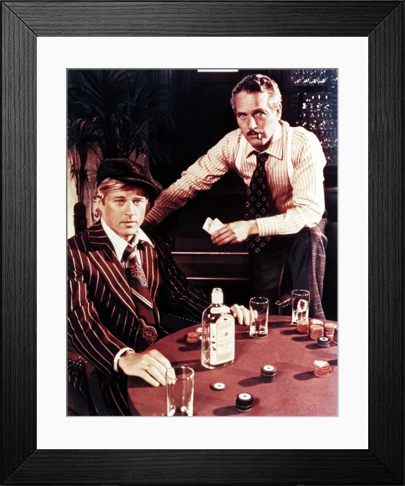 Framed Print : THE STING, from left: Robert Redford, Paul Newman, 1973 Framed Print : THE STING, from left: Robert Redford, Paul Newman, 1973