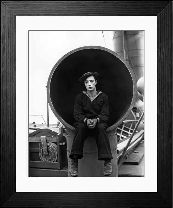 Framed Print : THE NAVIGATOR, Buster Keaton, 1924 Framed Print : THE NAVIGATOR, Buster Keaton, 1924