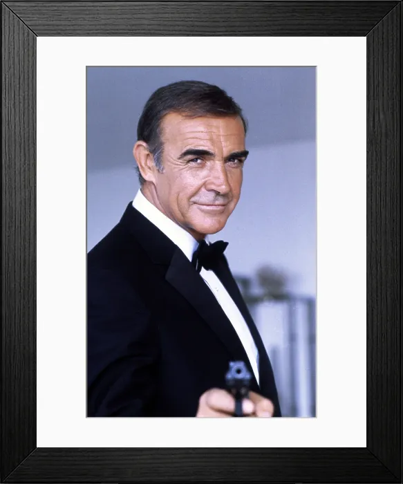 Framed Print : NEVER SAY NEVER AGAIN, Sean Connery, 1983. (c) Warner Brothers /  Courtesy: Everett Collection