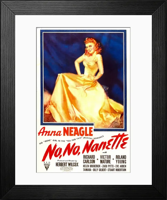 Framed Print : NO, NO, NANETTE, US poster, Anna Neagle, 1940