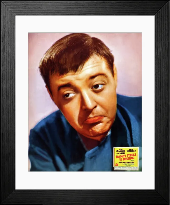 Framed Print : NANCY STEELE IS MISSING!, US poster art, Peter Lorre, 1937. TM & copyright 20th Century Fox Film Corp. All rights reserved / courtesy Everett Collection Framed Print : NANCY STEELE IS MISSING!, US poster art, Peter Lorre, 1937. TM & copyright 20th Century Fox Film Corp. All rights reserved / courtesy Everett Collection
