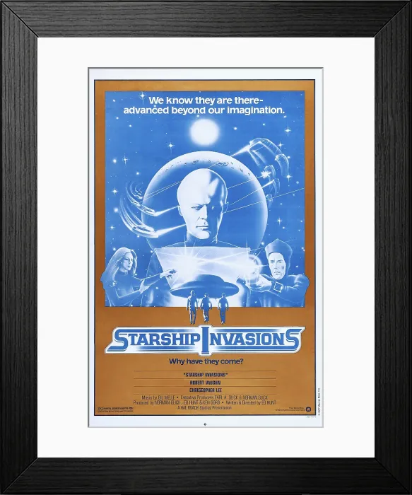 Framed Print : STARSHIP INVASIONS, US poster, 1977