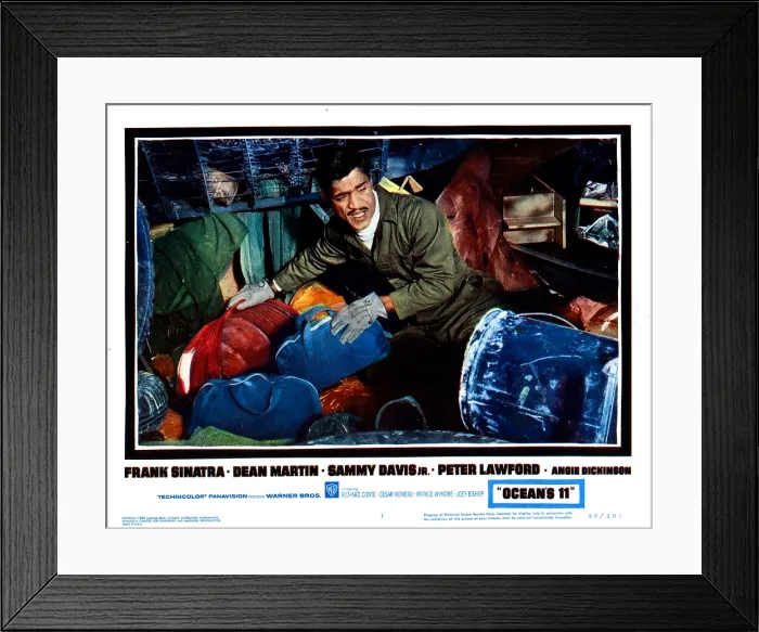 Framed Print : OCEAN'S ELEVEN, (aka OCEAN'S 11), Sammy Davis, Jr. 1960